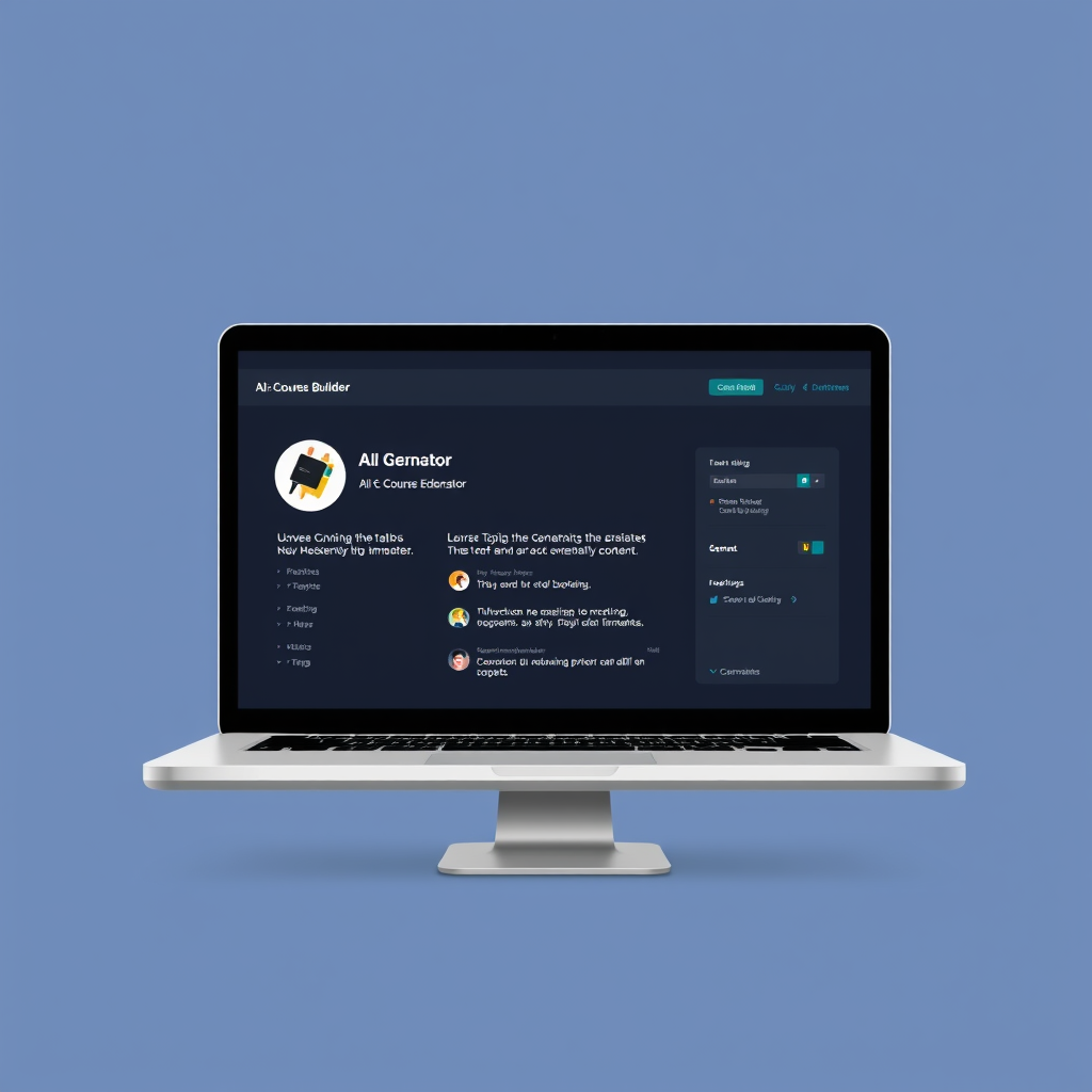 AI E-Course Generator - (Free, No Signup AI Tool)