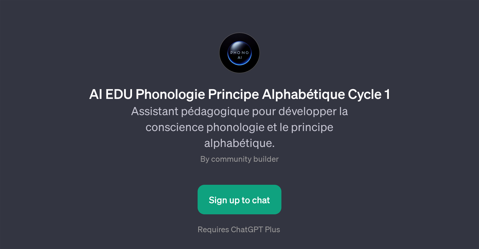AI EDU Phonologie Principe Alphabtique Cycle 1 website