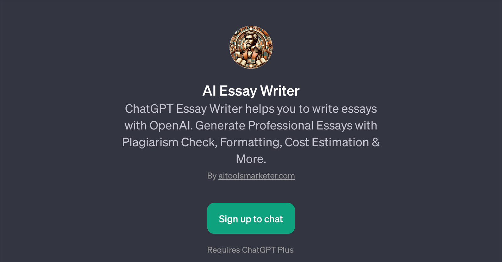 AI Essay Writer website