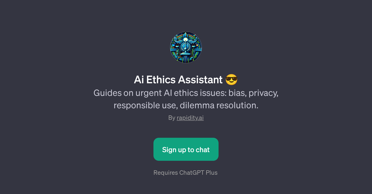 AI Ethics Assistant website
