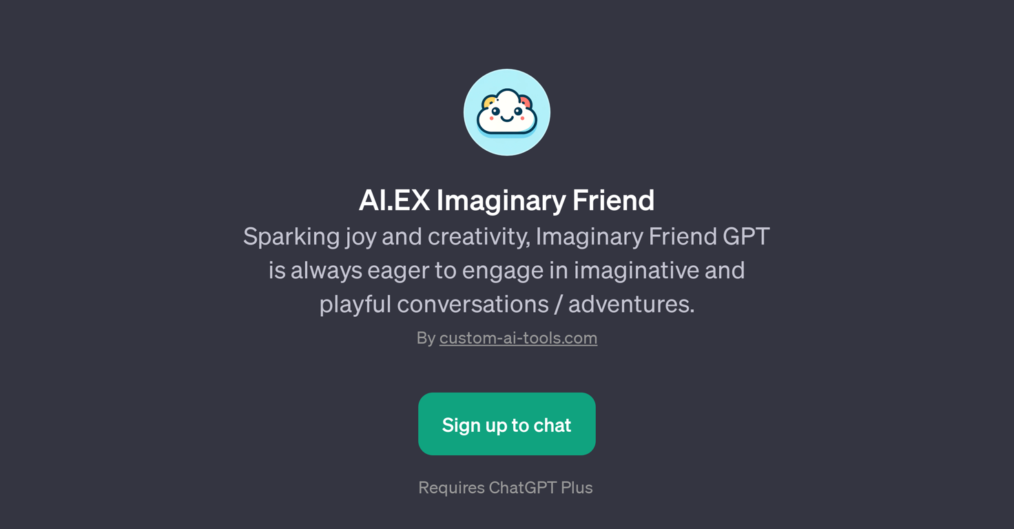 AI.EX Imaginary Friend website