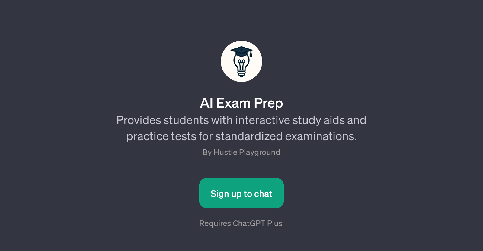 AI Exam Prep website