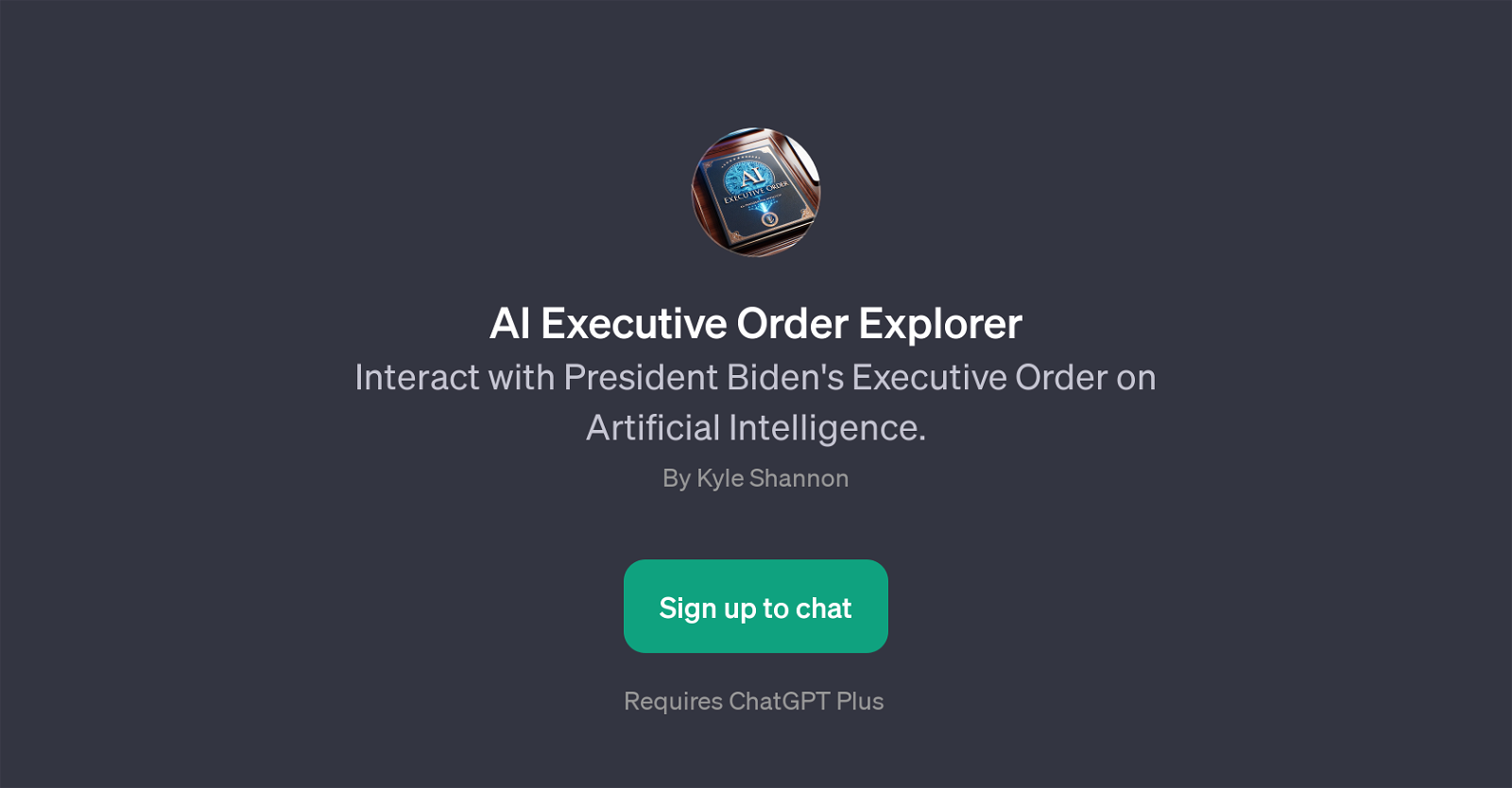 AI Executive Order Explorer website