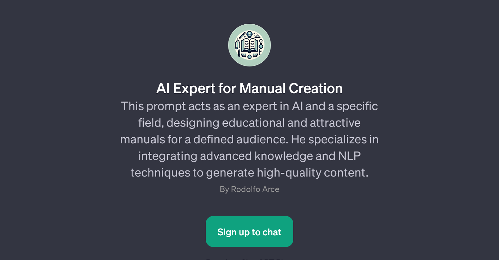 AI Expert for Manual Creation website