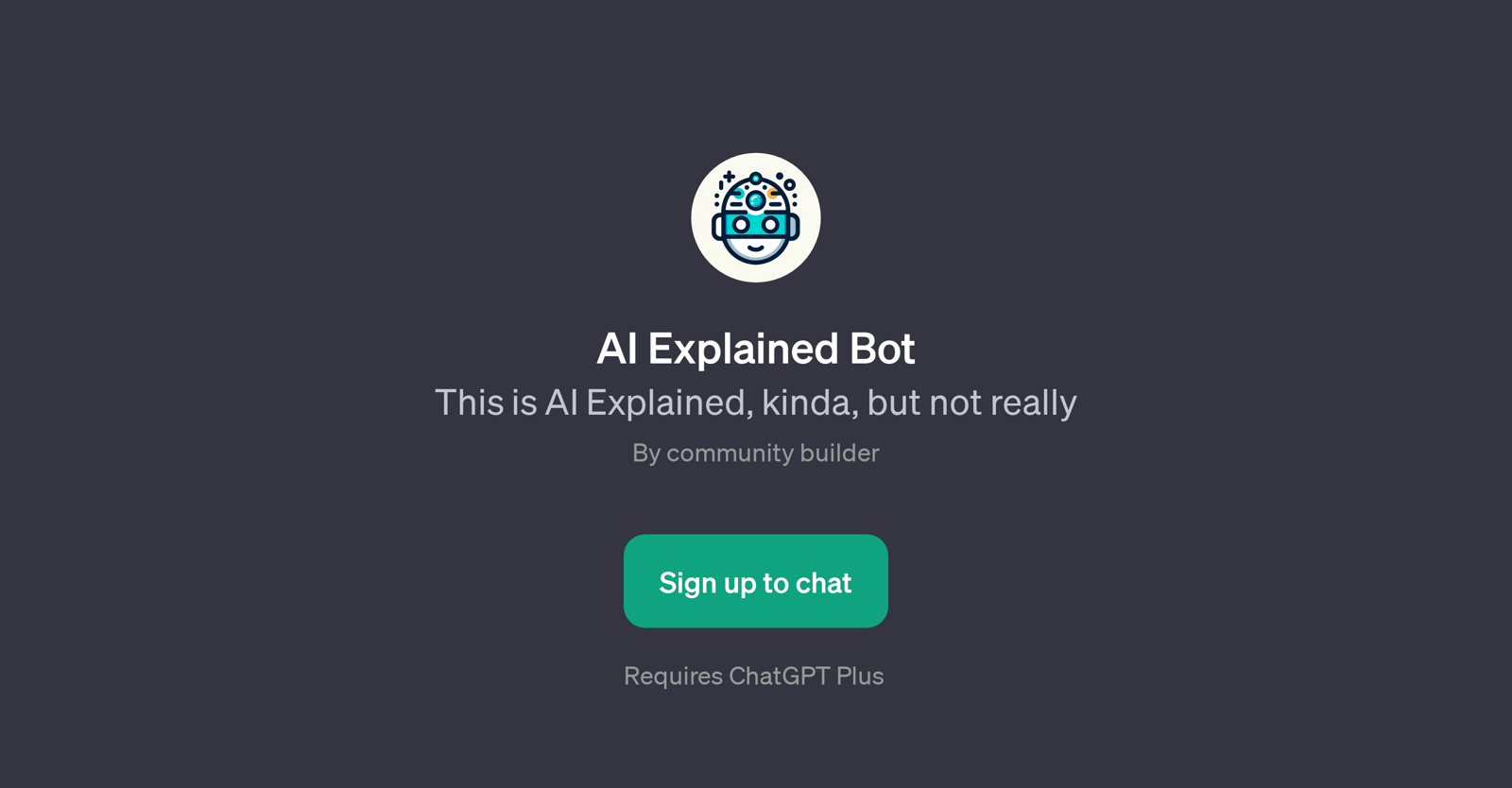 AI Explained Bot website