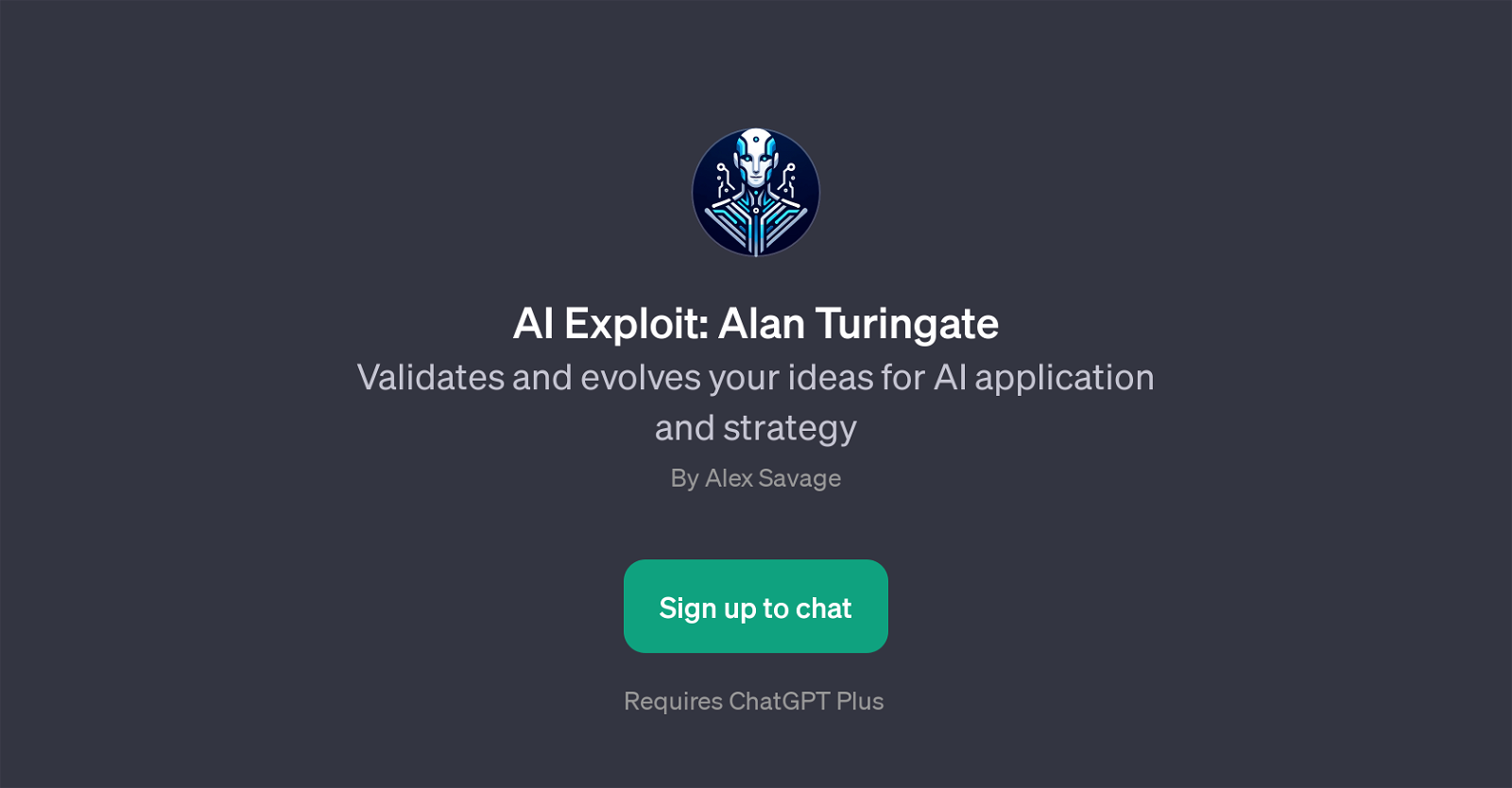 AI Exploit: Alan Turingate website