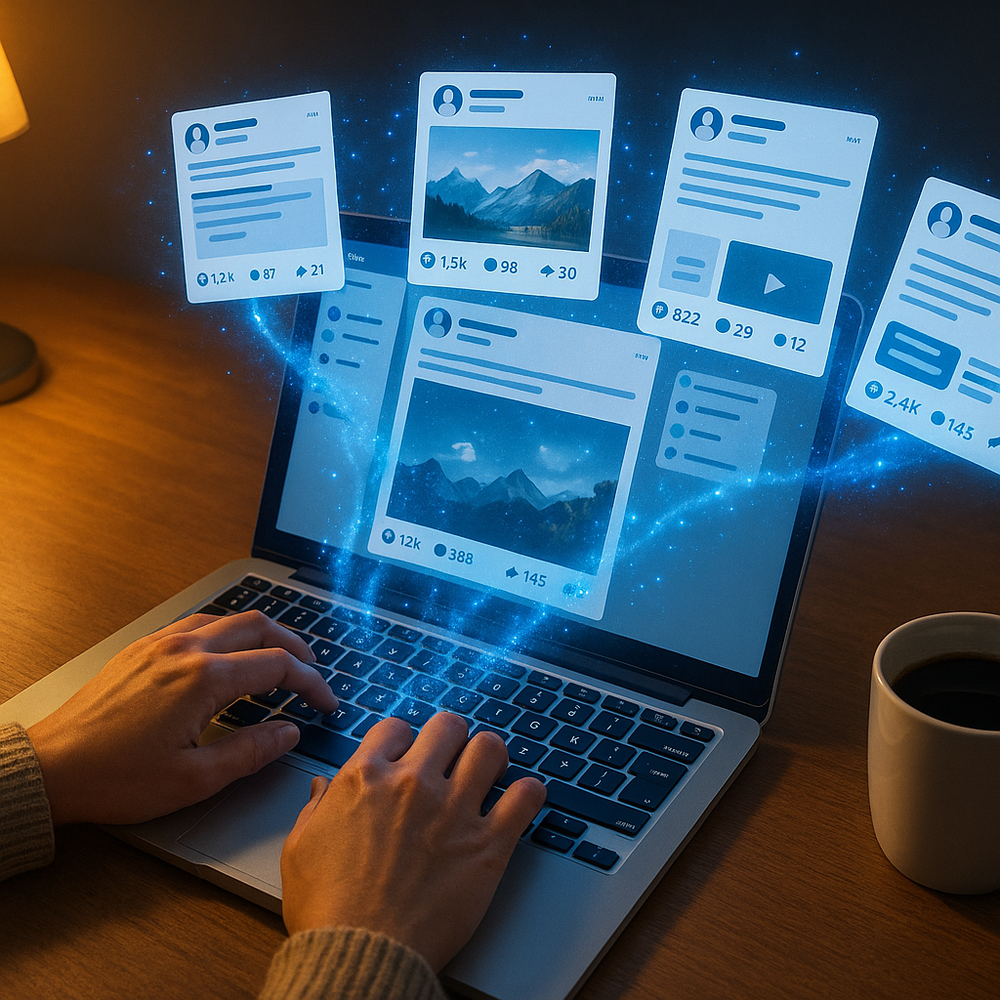 AI FACEBOOK POST Generator website