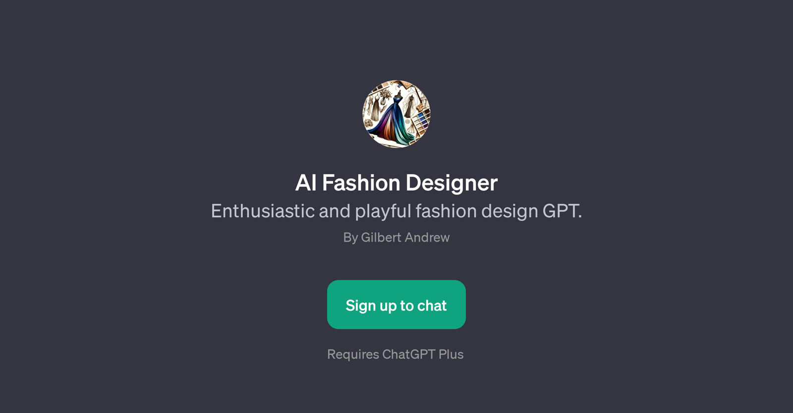 AI Fashion Designer website