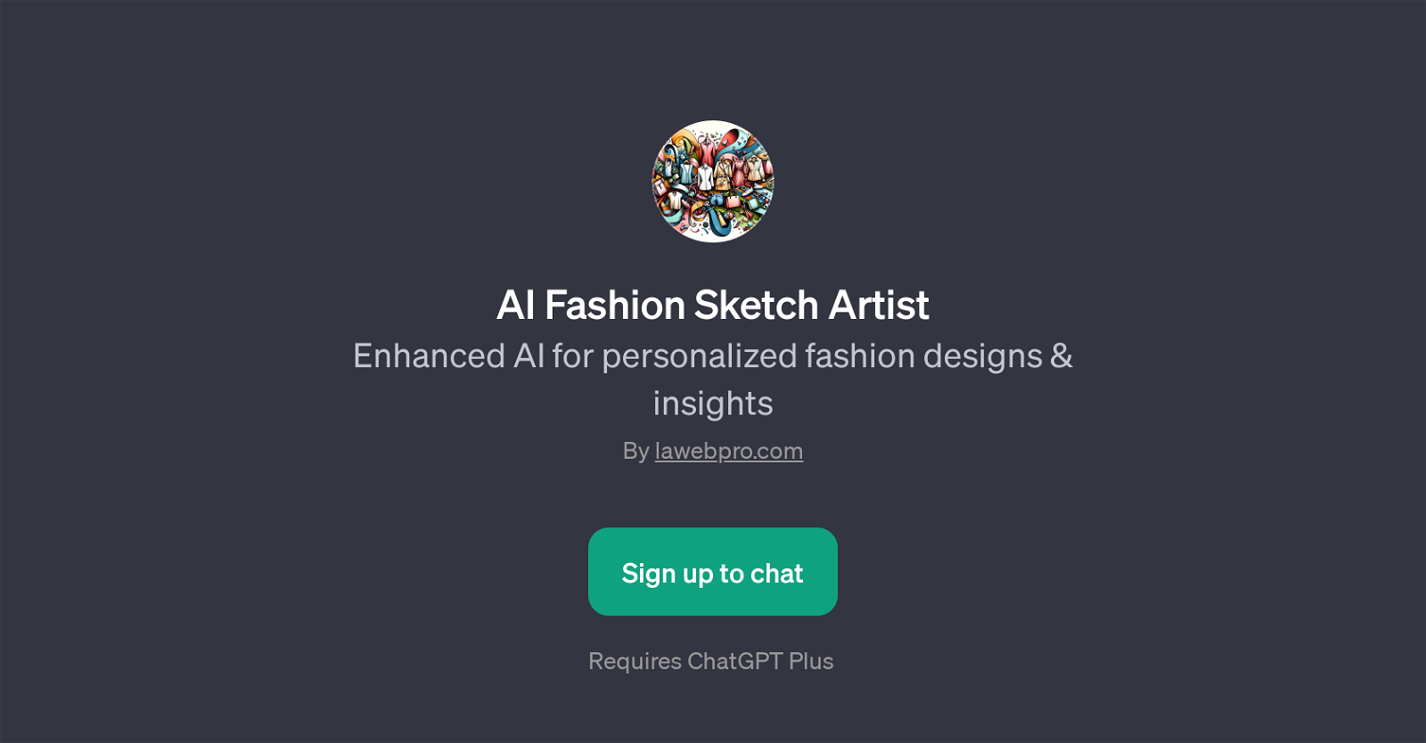 AI Fashion Sketch Artist website
