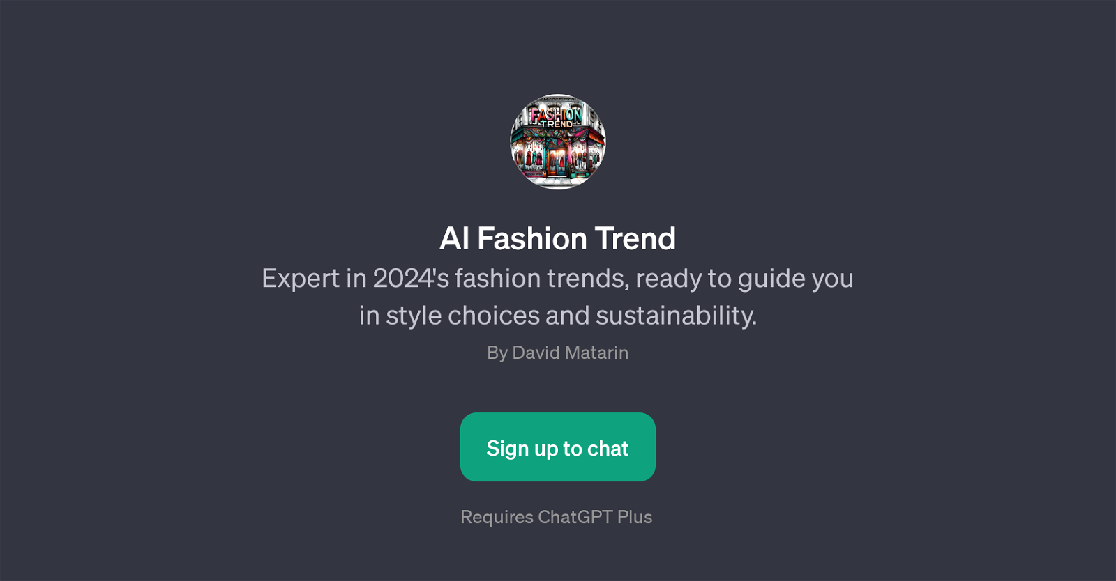 AI Fashion Trend website