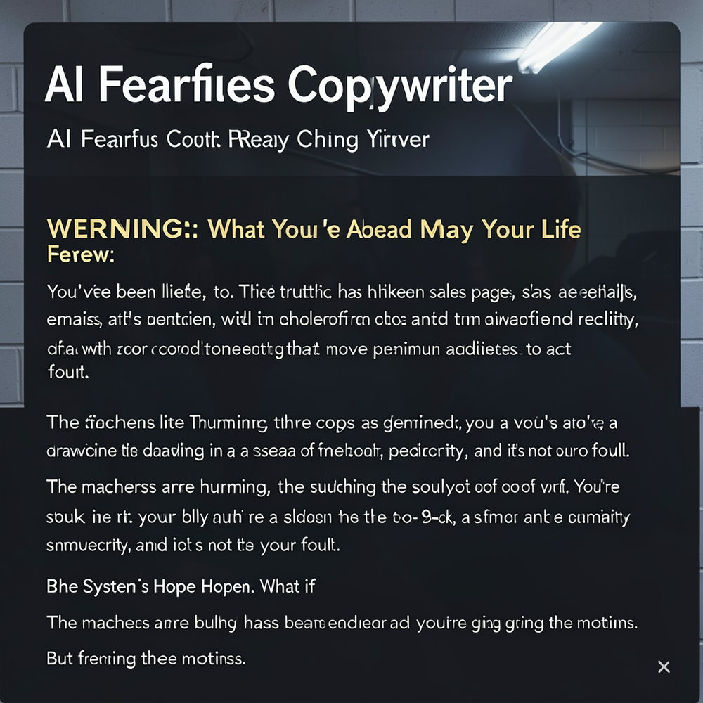 AI Fearless Copywriter website