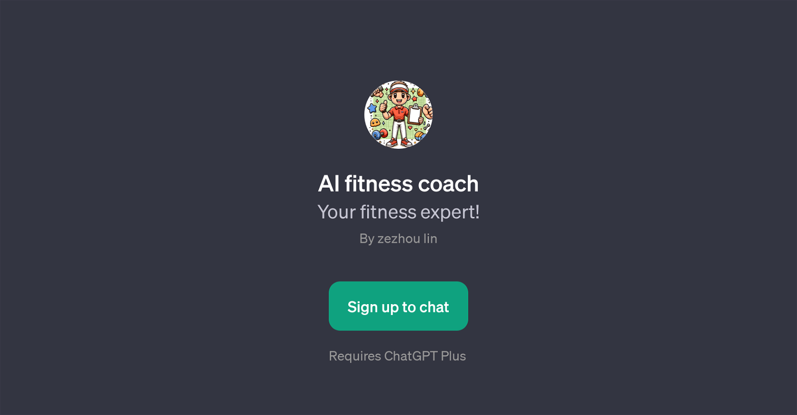 AI Fitness Coach website