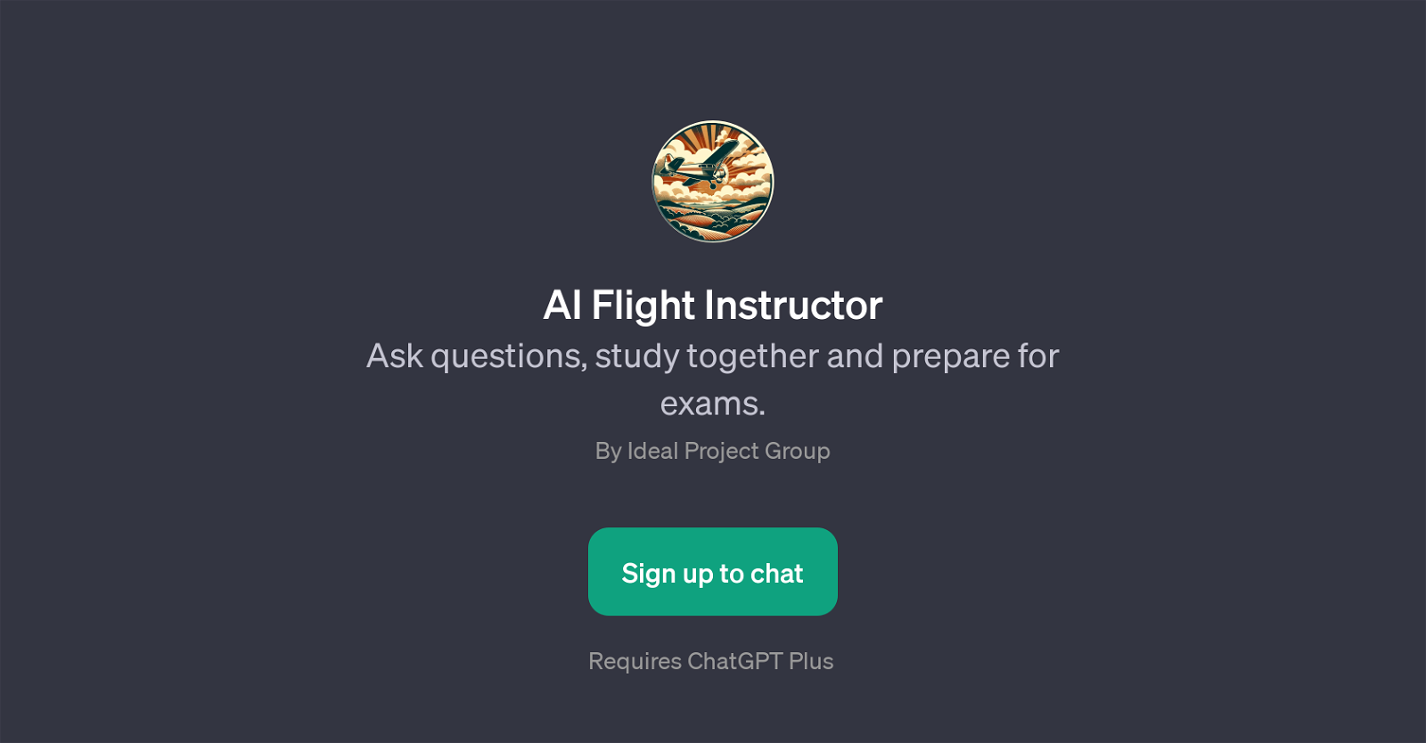 AI Flight Instructor website