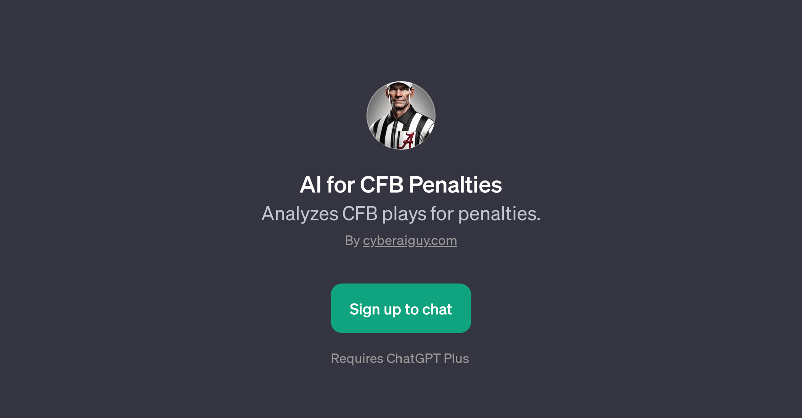 AI for CFB Penalties website