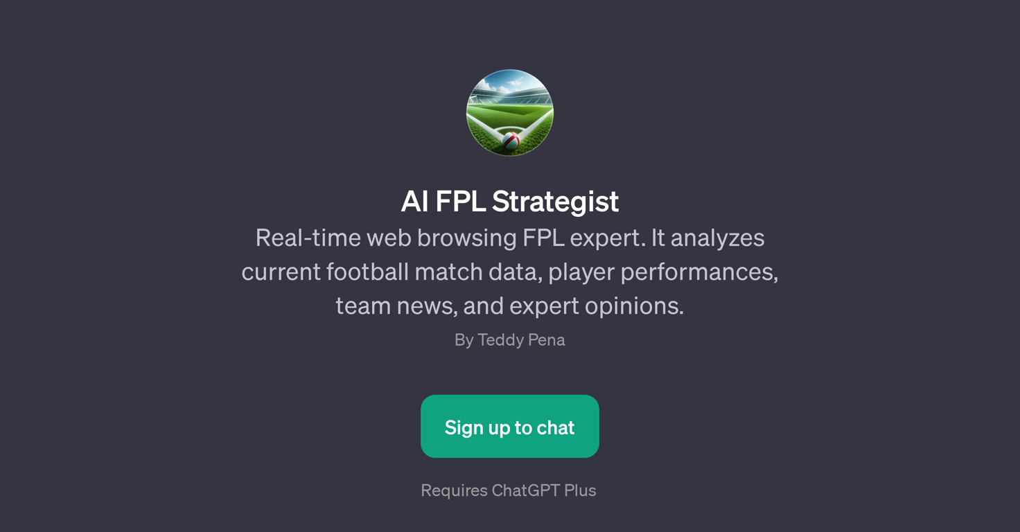 AI FPL Strategist website