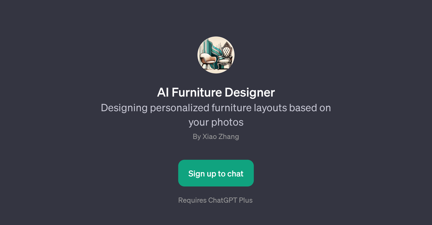 AI Furniture Designer website