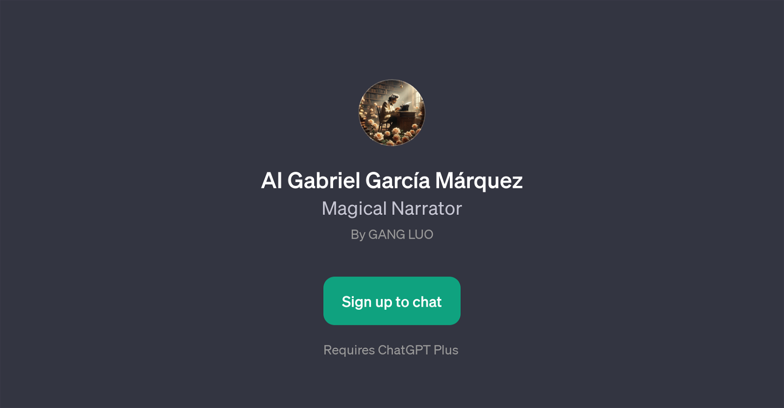 AI Gabriel Garca Mrquez website