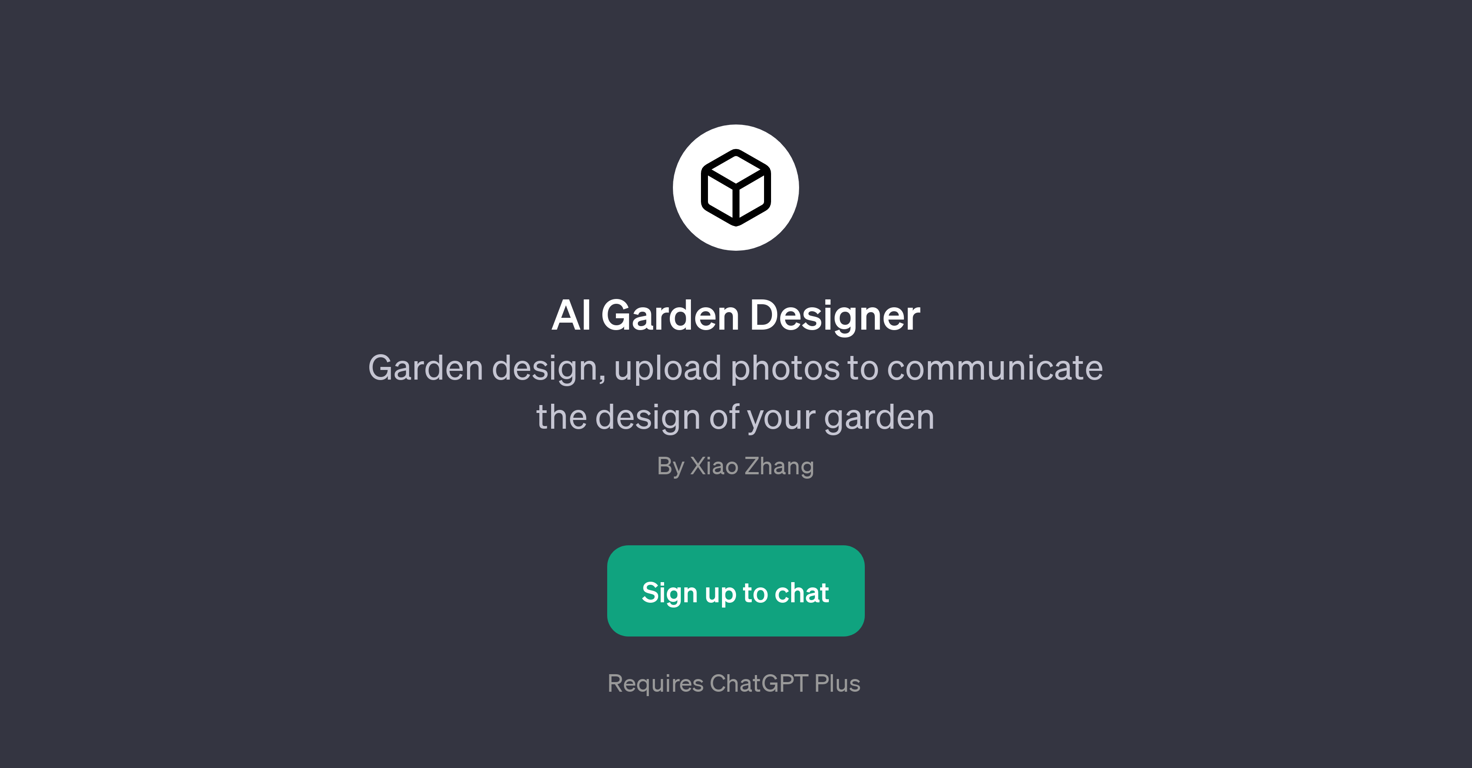 AI Garden Designer website