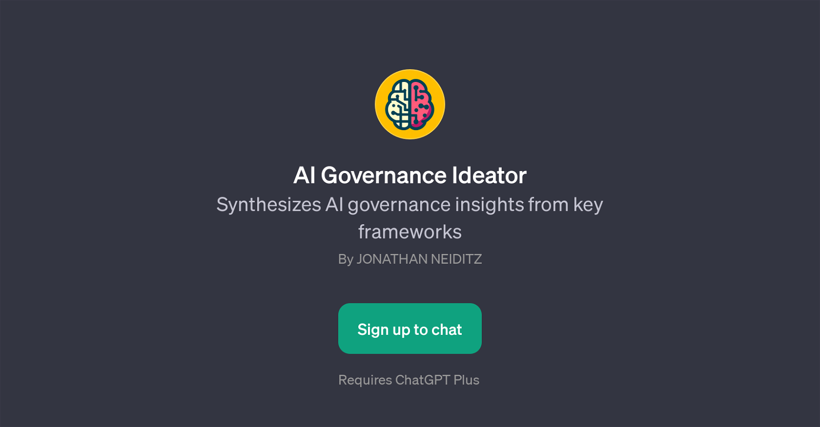 AI Governance Ideator website