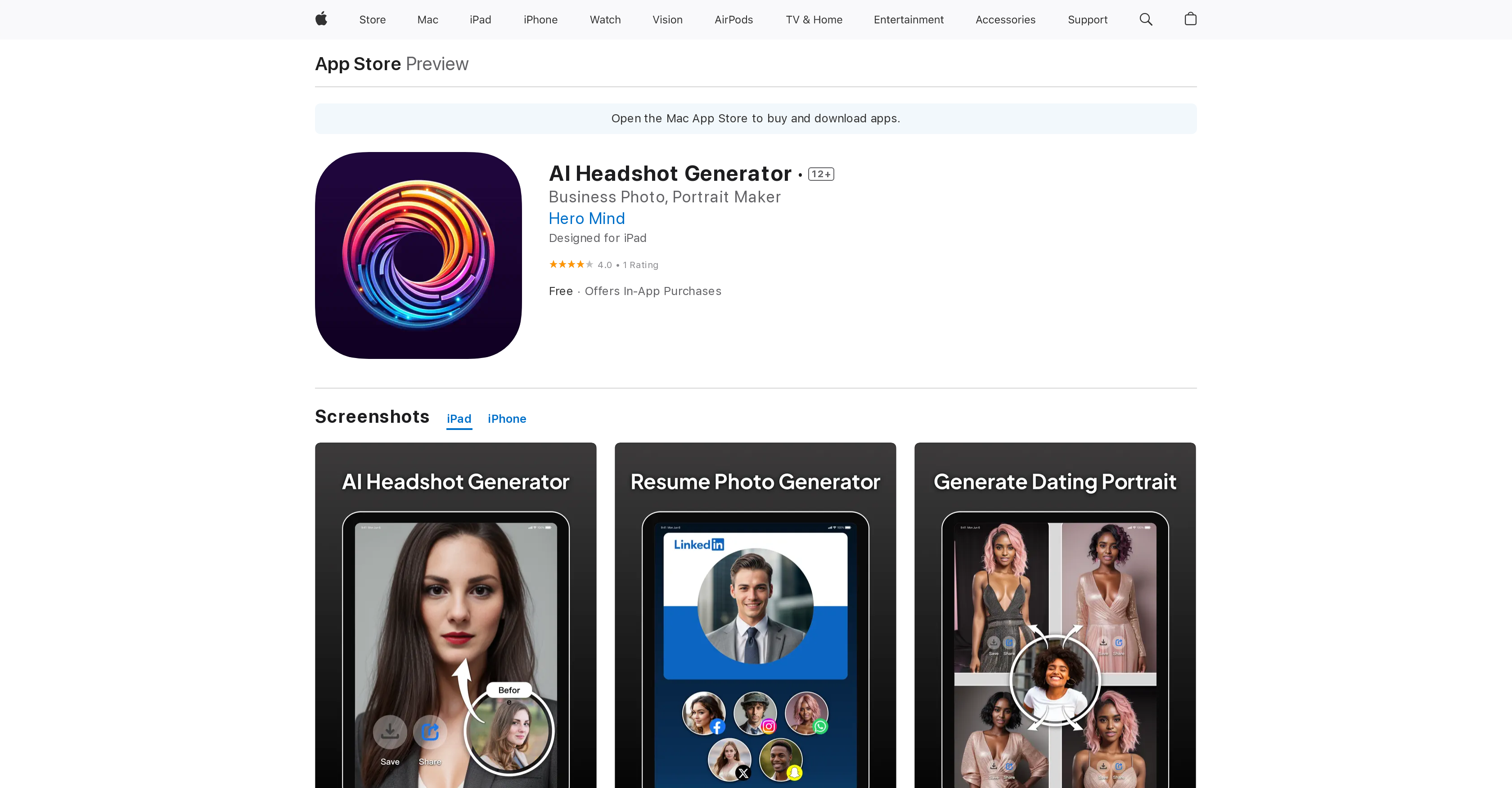 AI Headshot Generator App screenshot 1 AI Headshot Generator App screenshot 1
