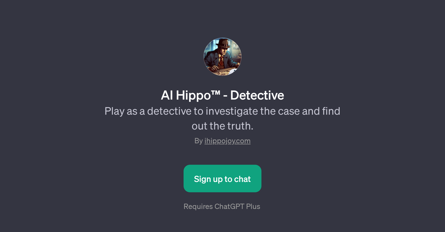 AI Hippo - Detective website