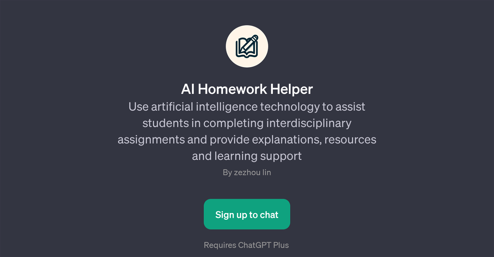 ai generated homework helper
