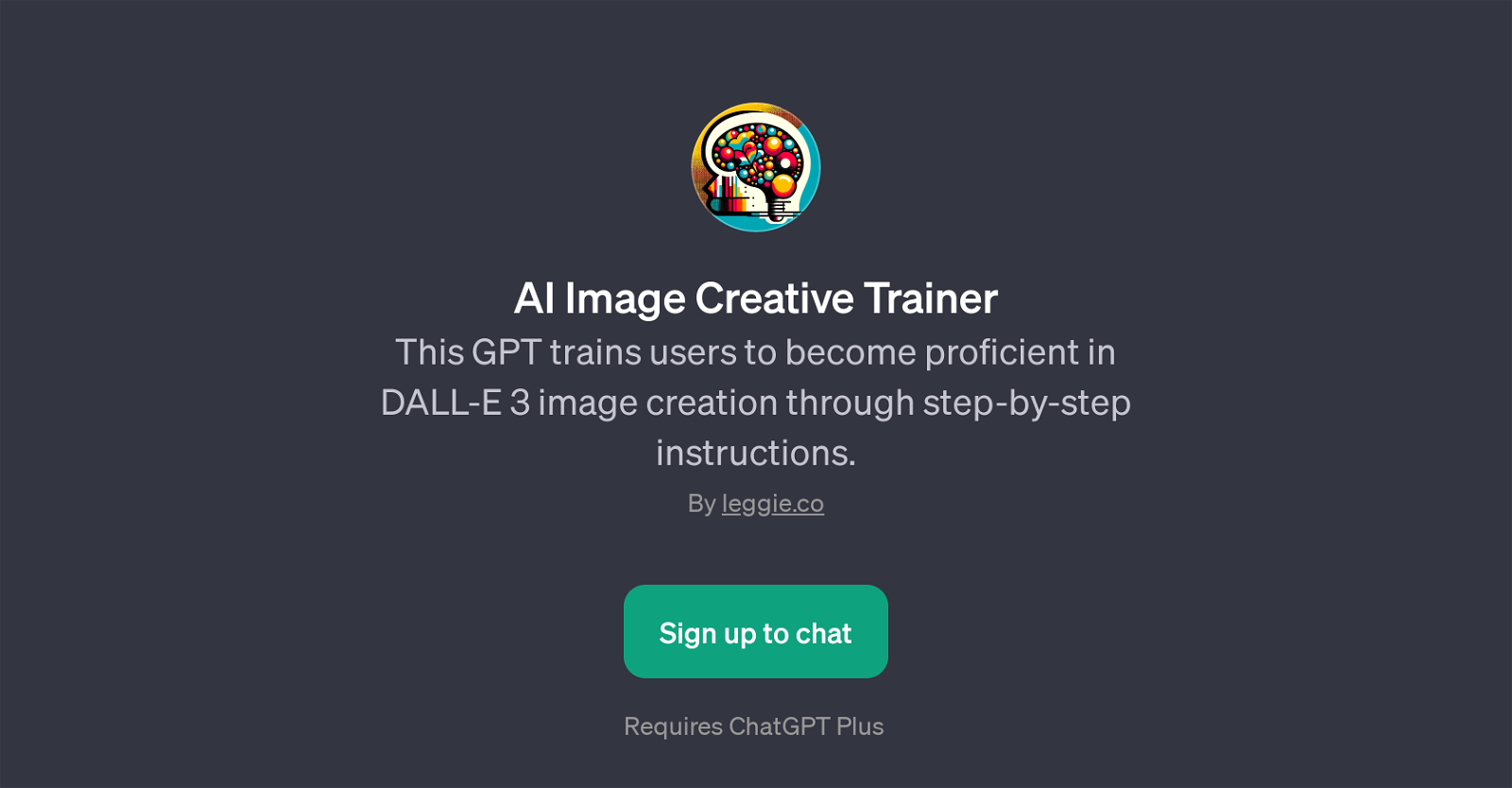 AI Image Creative Trainer website