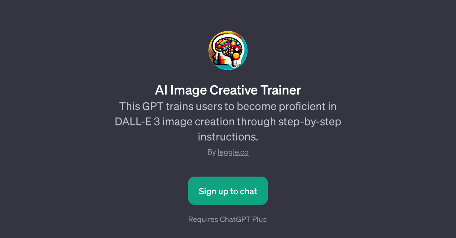 AI Image Creative Trainer website