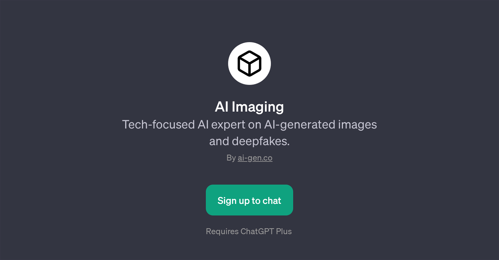 AI Imaging website