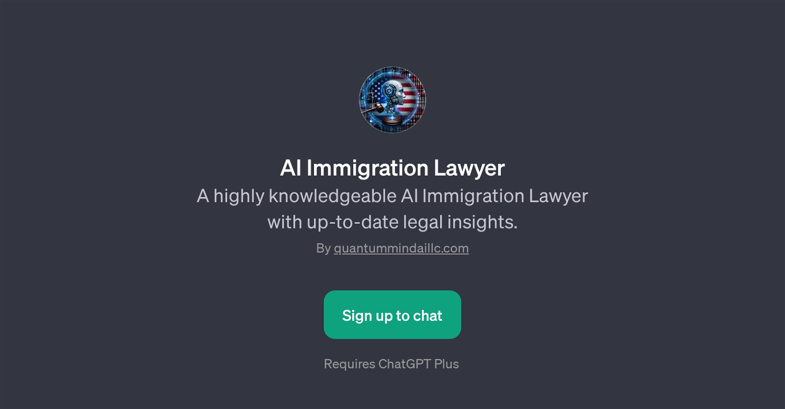 AI Immigration Lawyer website