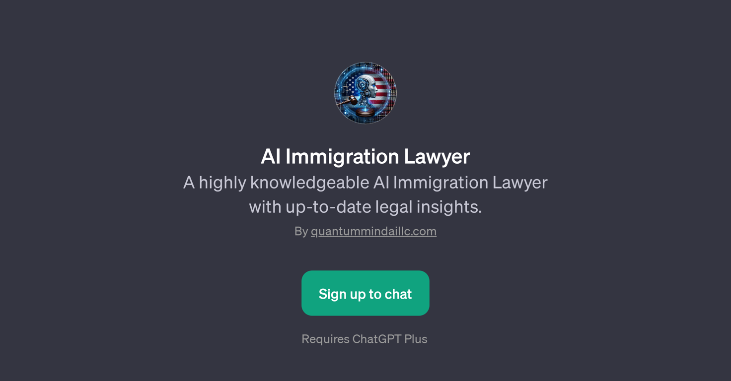 AI Immigration Lawyer website