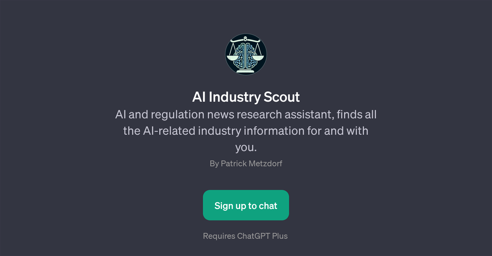 AI Industry Scout website