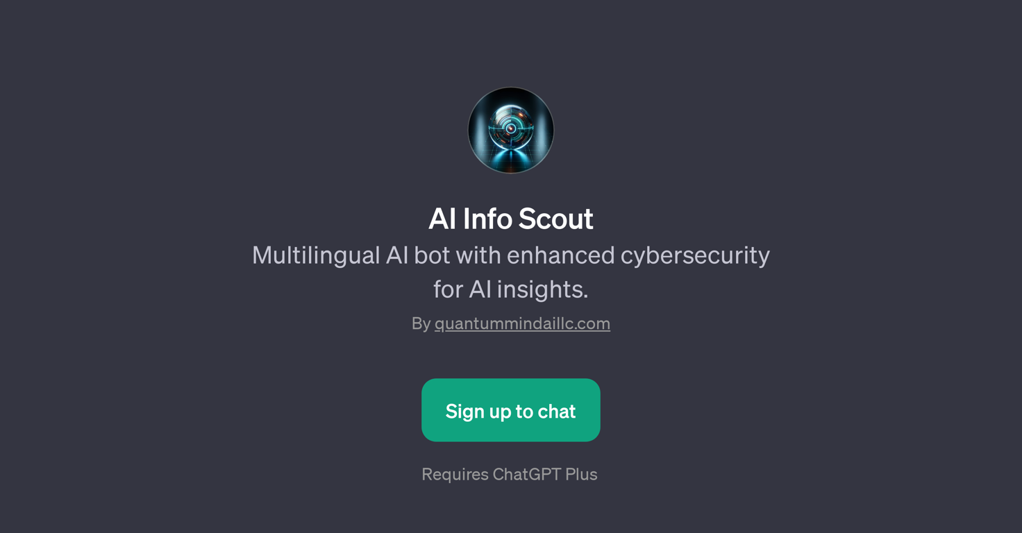 AI Info Scout website