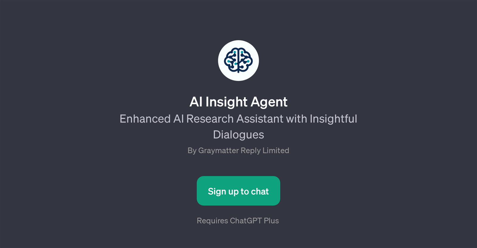AI Insight Agent website