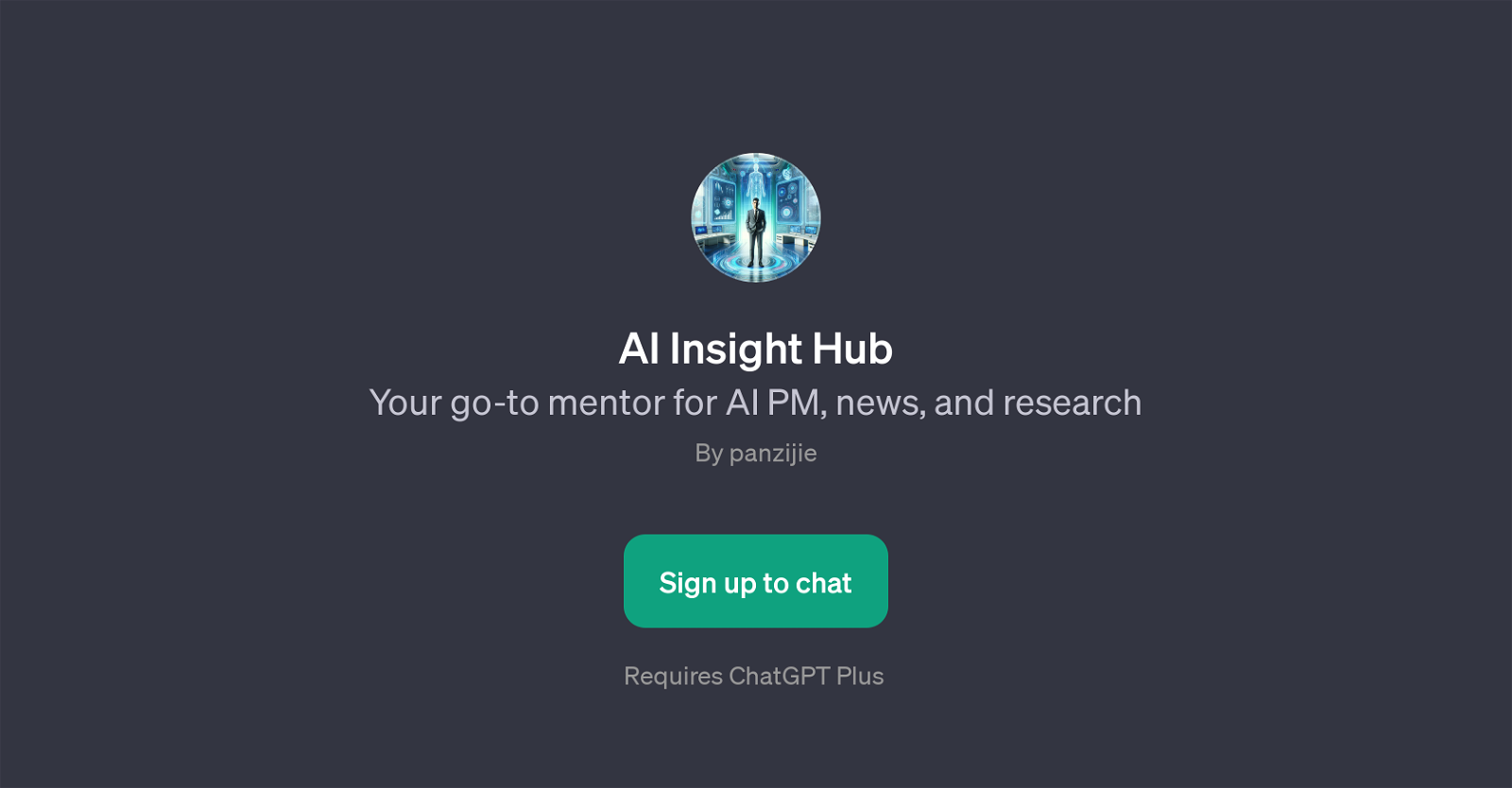 AI Insight Hub website