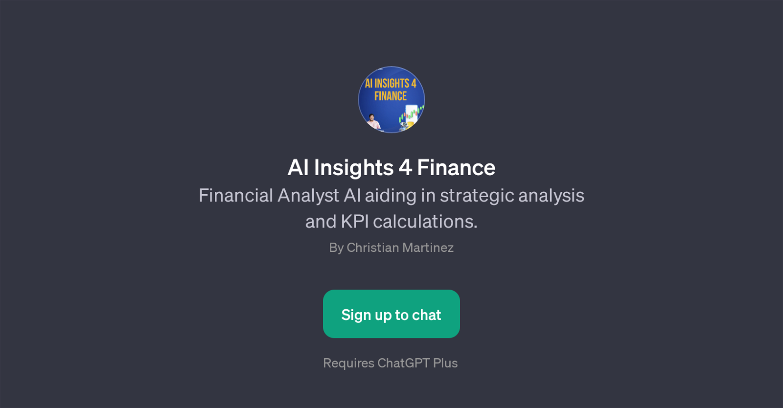 AI Insights 4 Finance website