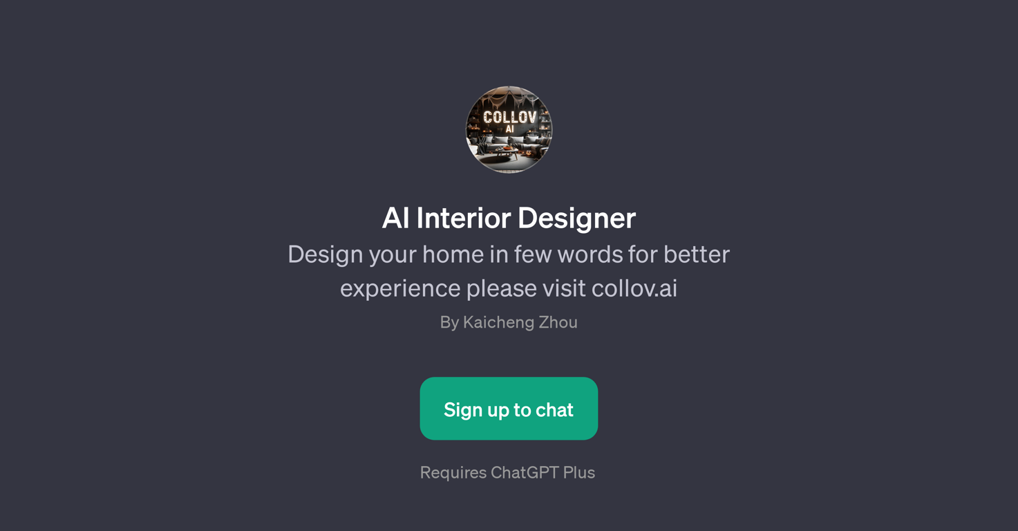 AI Interior Designer website