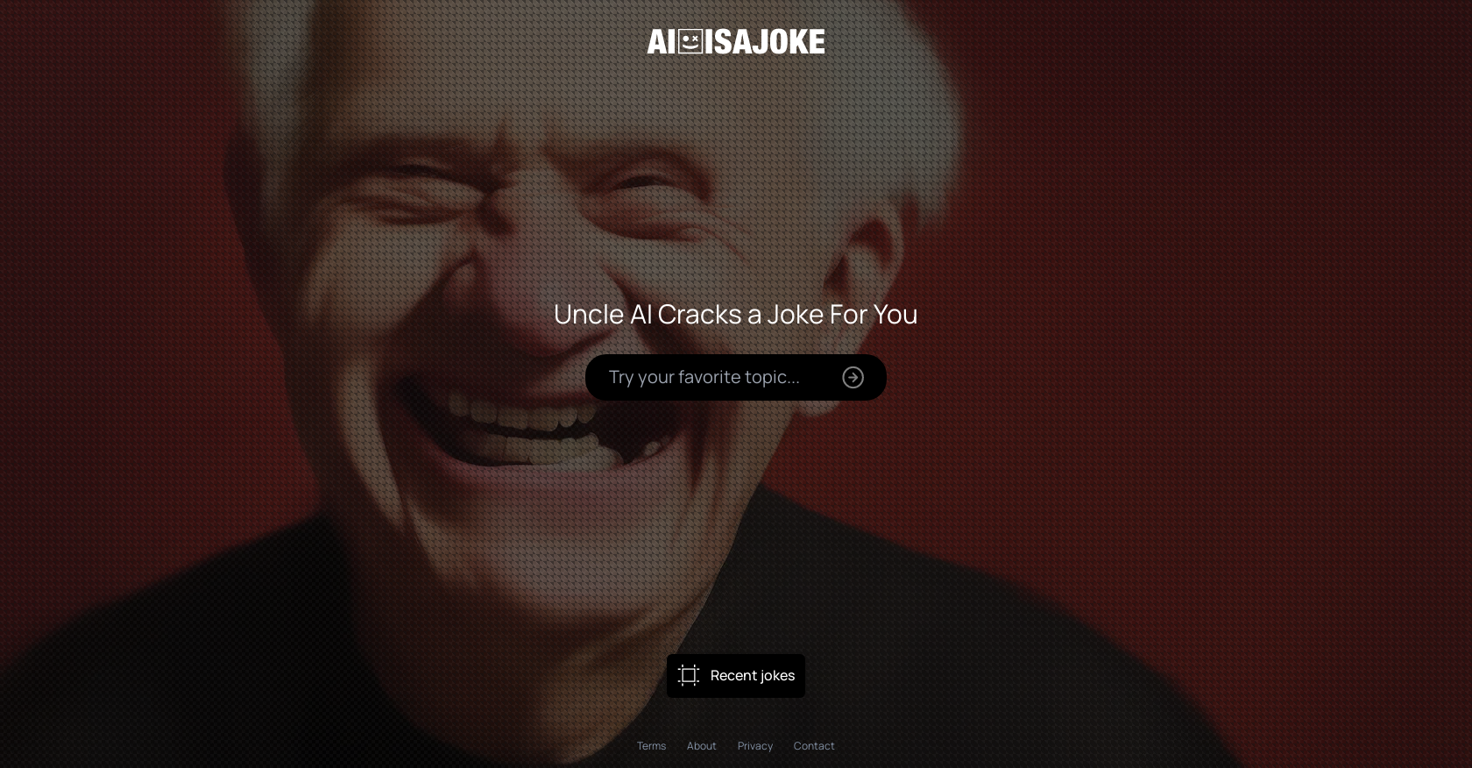 AI Is A Joke website