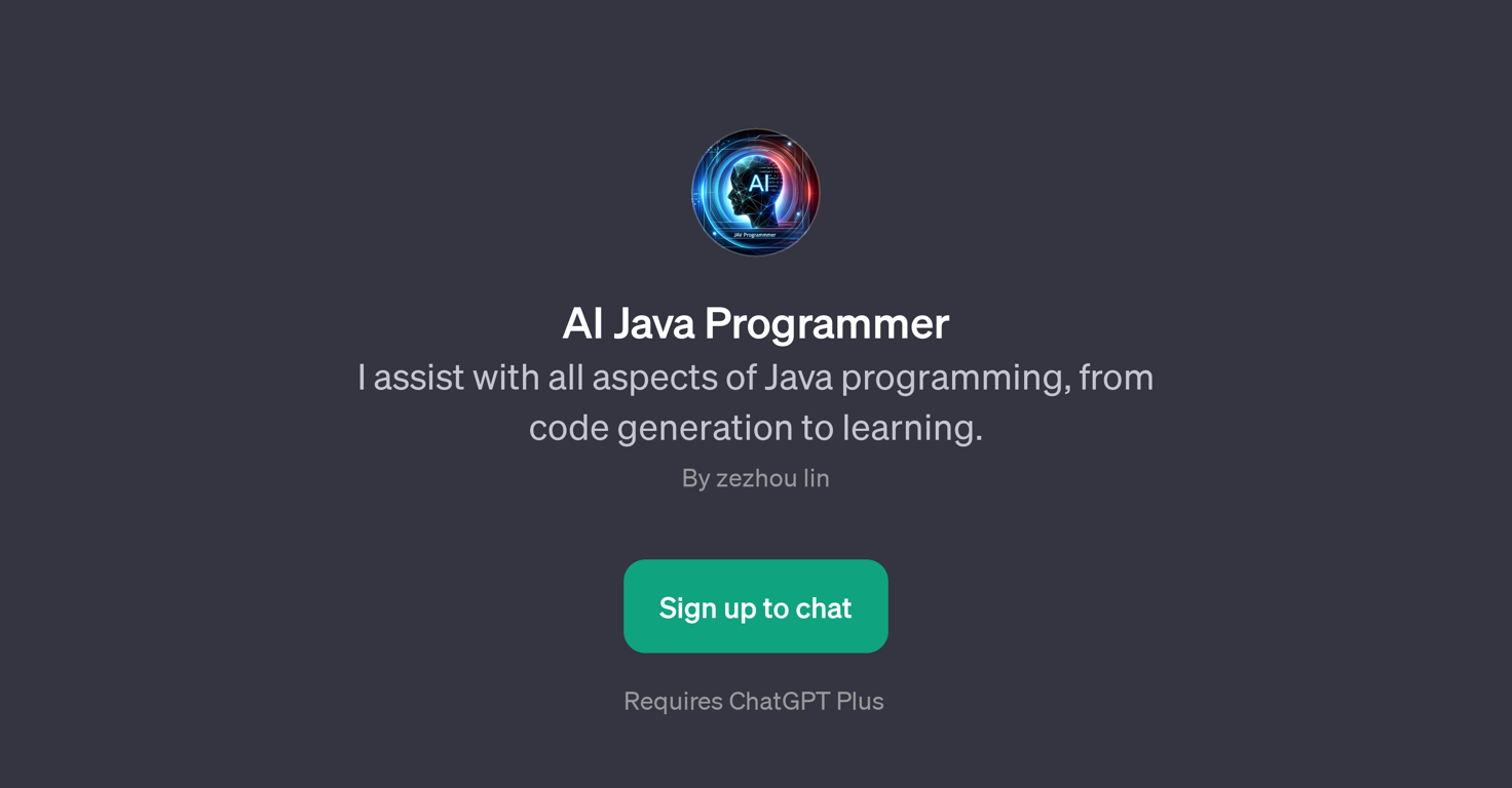 AI Java Programmer website