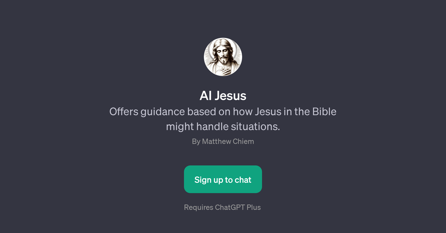 AI Jesus website