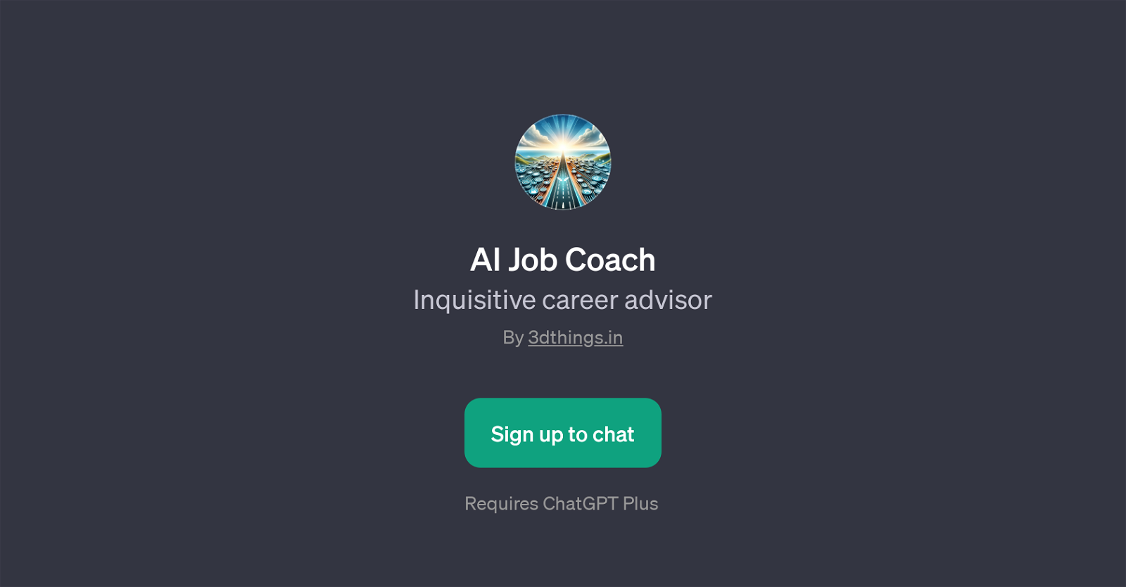 AI Job Coach website