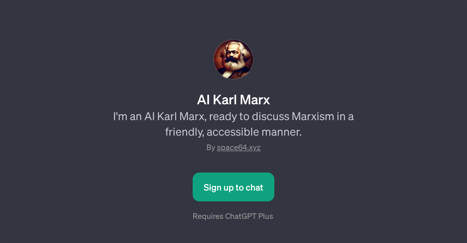 AI Karl Marx website