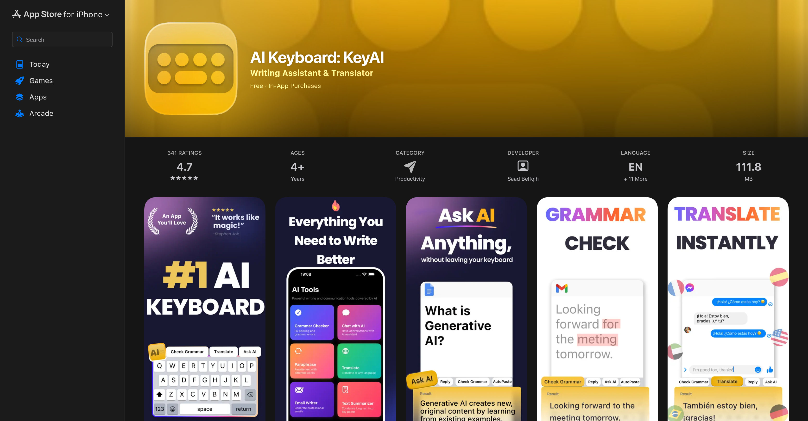 AI Keyboard: KeyAI preview