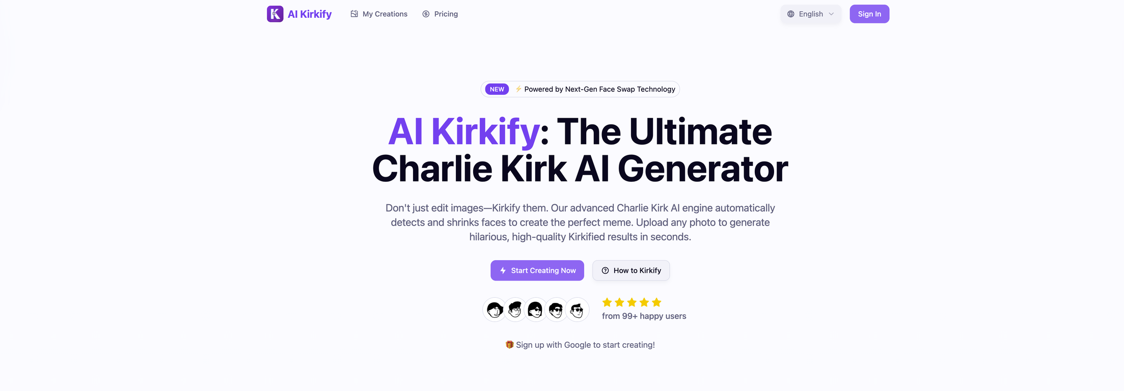 AI Kirkify: Charlie Kirk AI