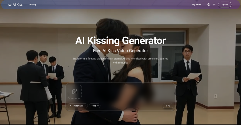 AI Kiss website