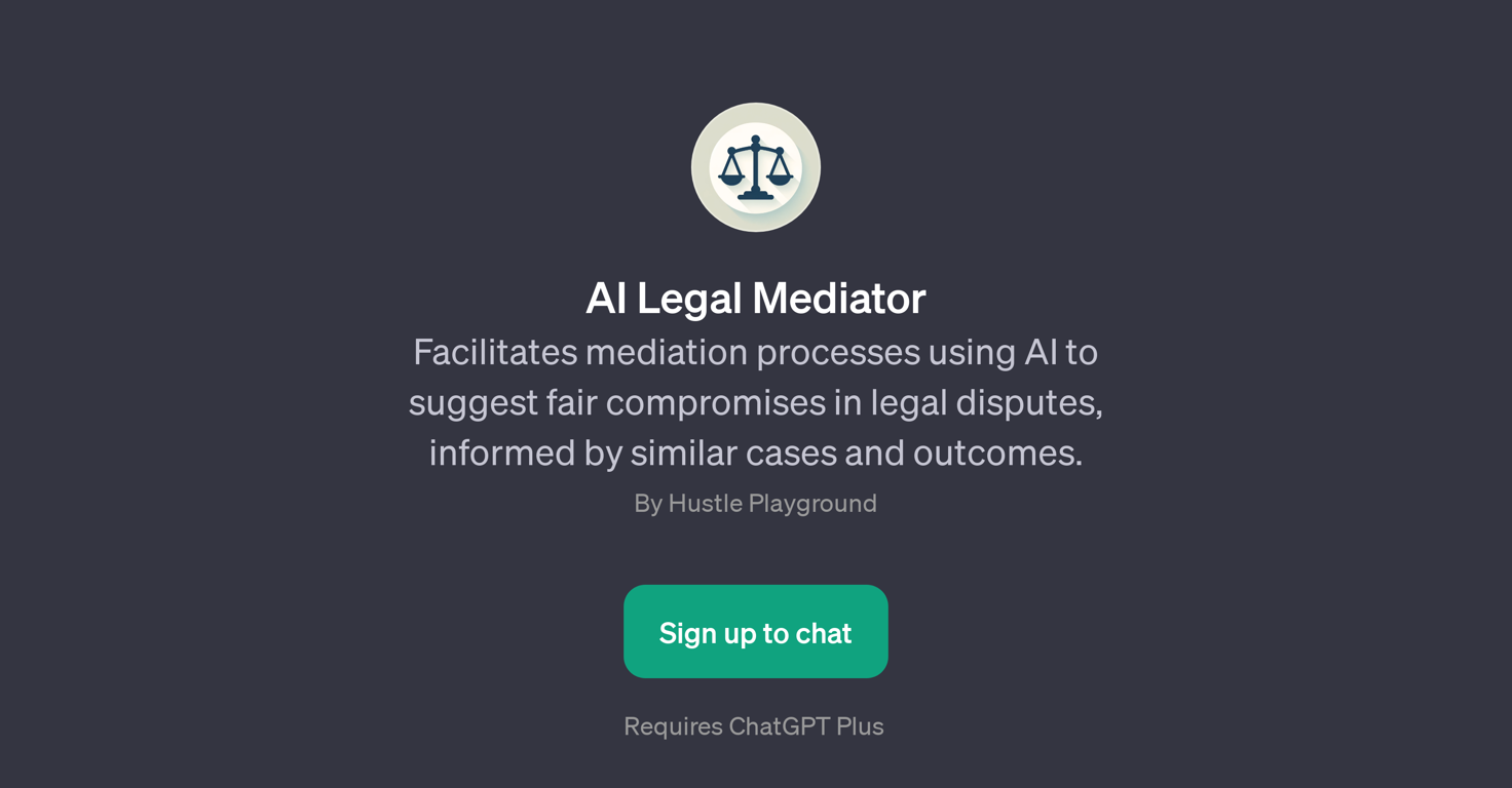 AI Legal Mediator website