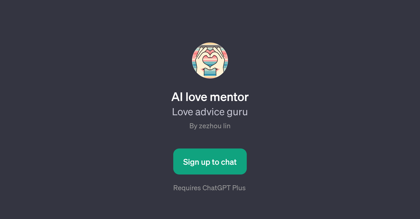 AI Love Mentor website