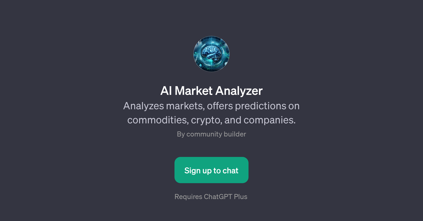 AI Market Analyzer website