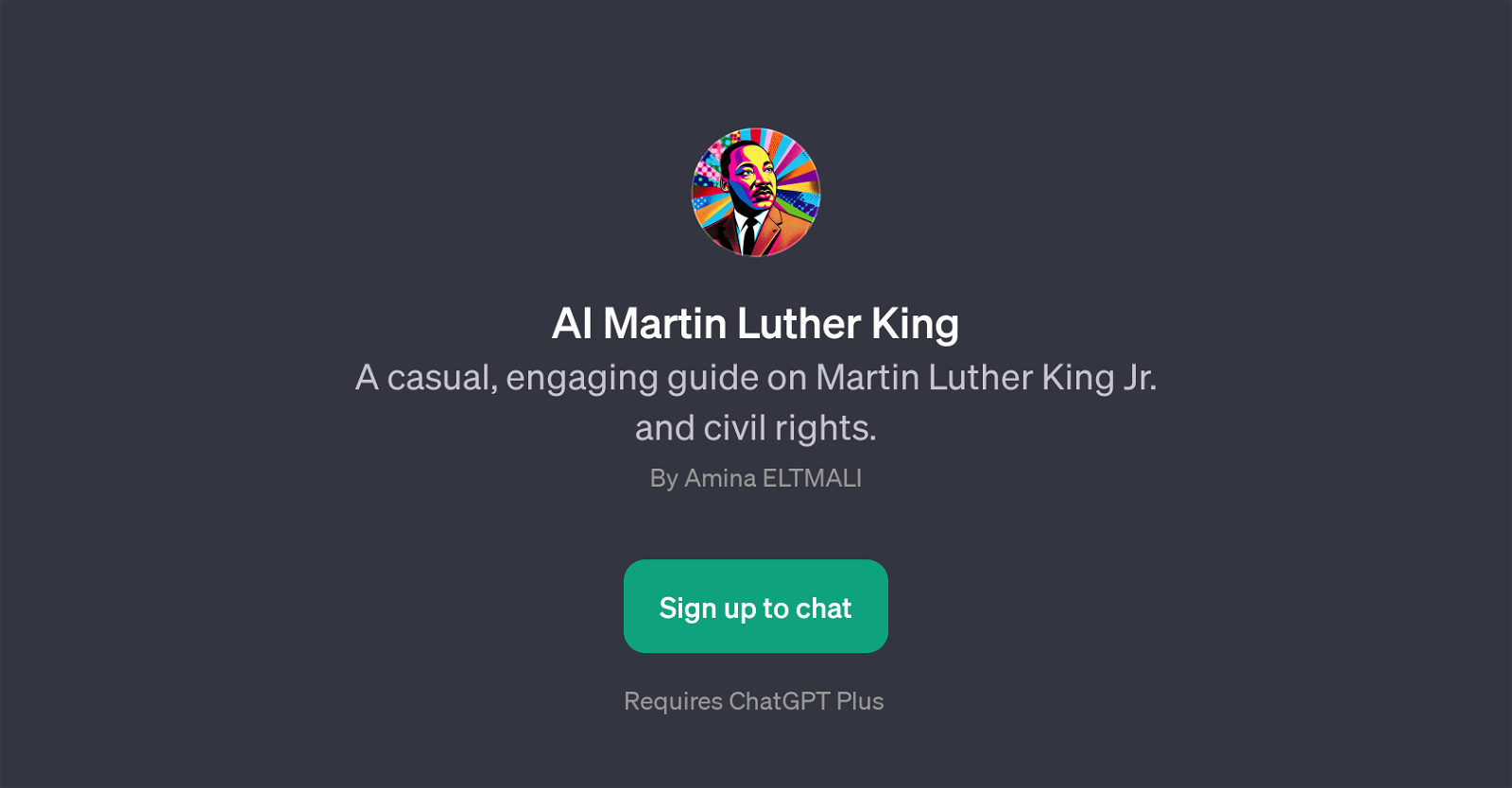 AI Martin Luther King website