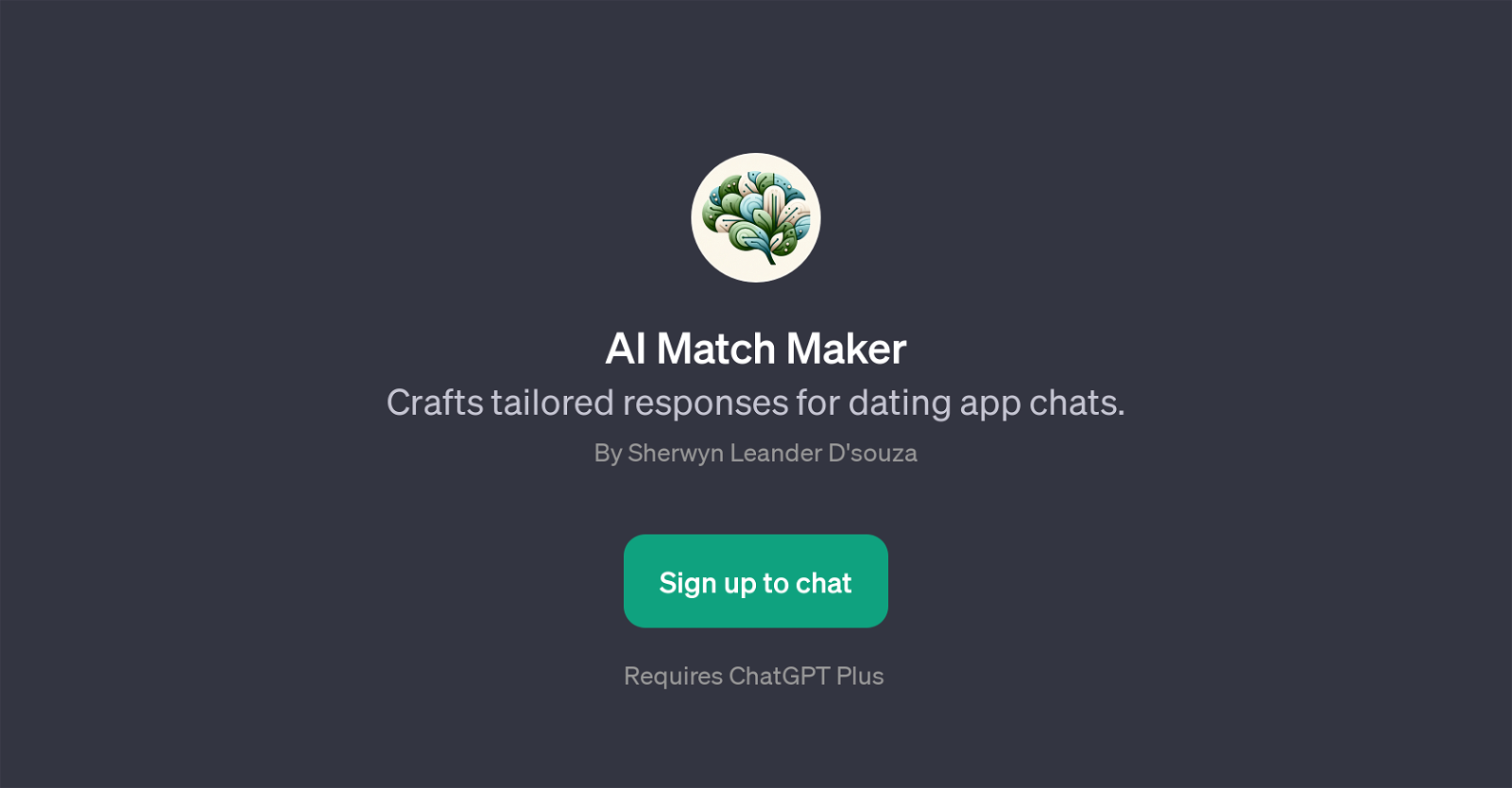 AI Match Maker website